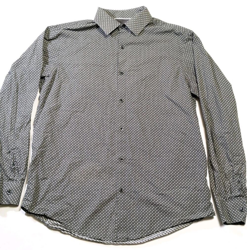 Hart Schaffner Marx Button Up Dress Shirt M